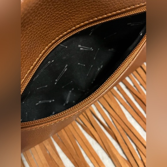 Show Me Your MuMu Camel Fringe Crossbody Bag - Picture 4 of 9